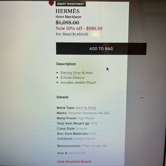 HERMÈS Buffalo Horn Necklace Brown Tortoise Shell LONG RARE bead dangle $1500RP! - Picture 11 of 16